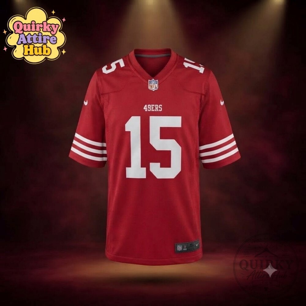 DeZhaun Stribling #15 San Francisco 49ers Jersey Scarlet NFL Football Fan Shirt DeZhaun Stribling #15 49ers Scarlet NFL Football Fan Jersey – image 5 of 8
