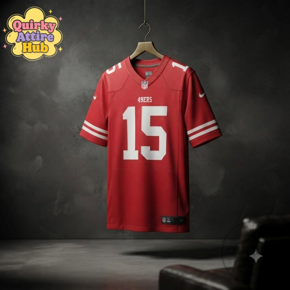 DeZhaun Stribling #15 San Francisco 49ers Jersey Scarlet NFL Football Fan Shirt DeZhaun Stribling #15 49ers Scarlet NFL Football Fan Jersey – image 6 of 8