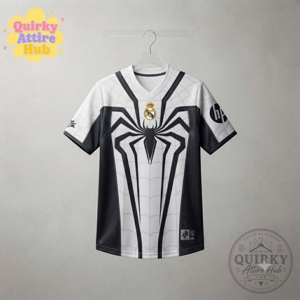 Spider-Man x Real Madrid Brand New Day Jersey Special Edition Soccer Shirt Spider-Man x Real Madrid Brand New Day Special Edition Soccer Jersey – image 7 of 9