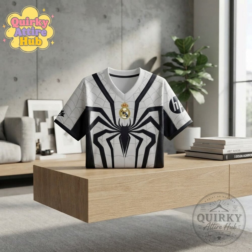 Spider-Man x Real Madrid Brand New Day Jersey Special Edition Soccer Shirt Spider-Man x Real Madrid Brand New Day Special Edition Soccer Jersey – image 8 of 9