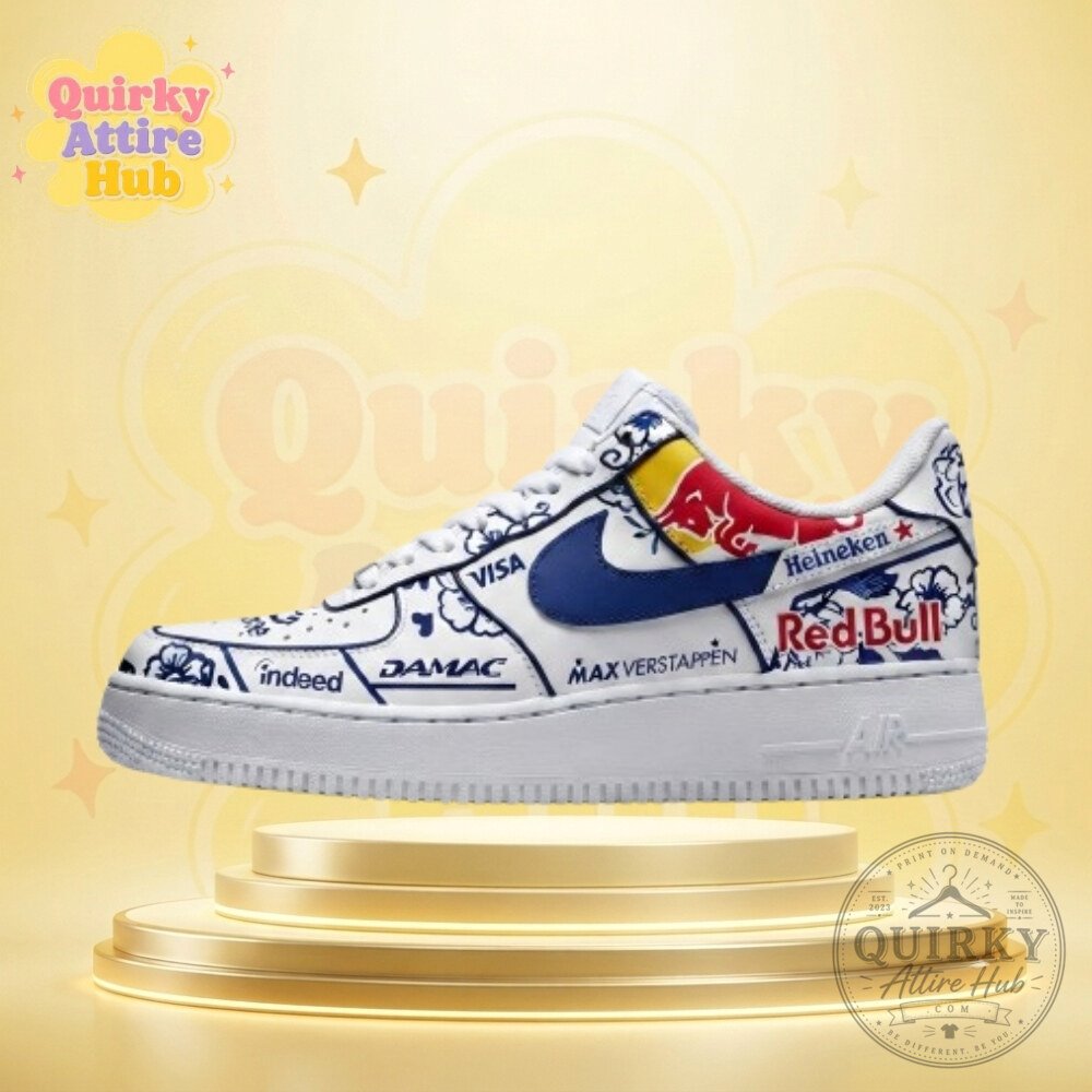 Max Verstappen 2026 Delft Blue Dutch GP Air Force 1 Shoes F1 Racing Sneakers 12 Max Verstappen 2026 Delft Blue Dutch GP Air Force 1 Shoes F1 Racing Sneakers