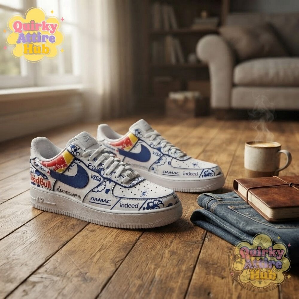 Max Verstappen 2026 Delft Blue Dutch GP Air Force 1 Shoes F1 Racing Sneakers 19 Max Verstappen 2026 Delft Blue Dutch GP Air Force 1 Shoes F1 Racing Sneakers