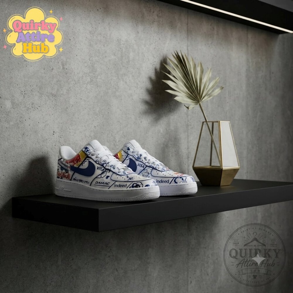 Max Verstappen 2026 Delft Blue Dutch GP Air Force 1 Shoes F1 Racing Sneakers 25 Max Verstappen 2026 Delft Blue Dutch GP Air Force 1 Shoes F1 Racing Sneakers
