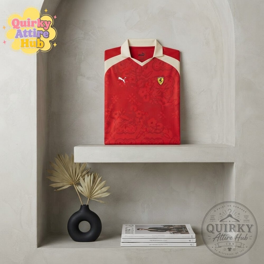 PUMA Scuderia Ferrari Singapore Edition Jersey 2026 Red F1 Racing Shirt PUMA Scuderia Ferrari Singapore 2026 Red F1 Racing Jersey – image 3 of 6