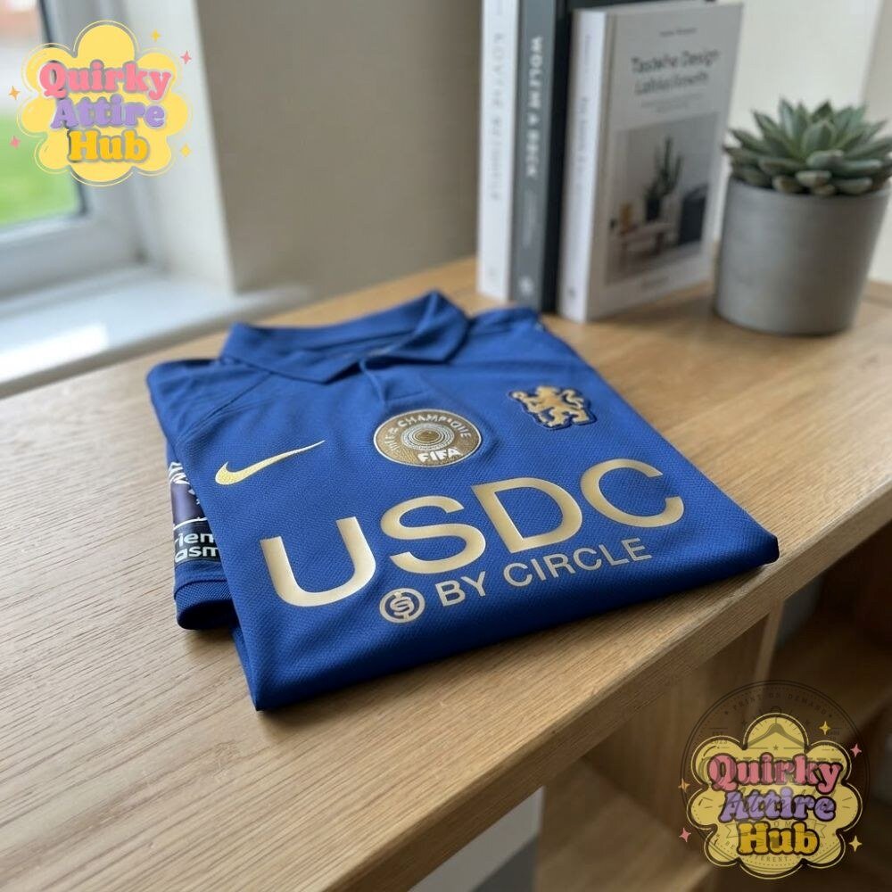 Chelsea 2026-27 Front Shirt Sponsor Jersey V-Neck Polo Soccer Shirt 15 Chelsea 2026-27 Front Shirt Sponsor Jersey V-Neck Polo Soccer Shirt