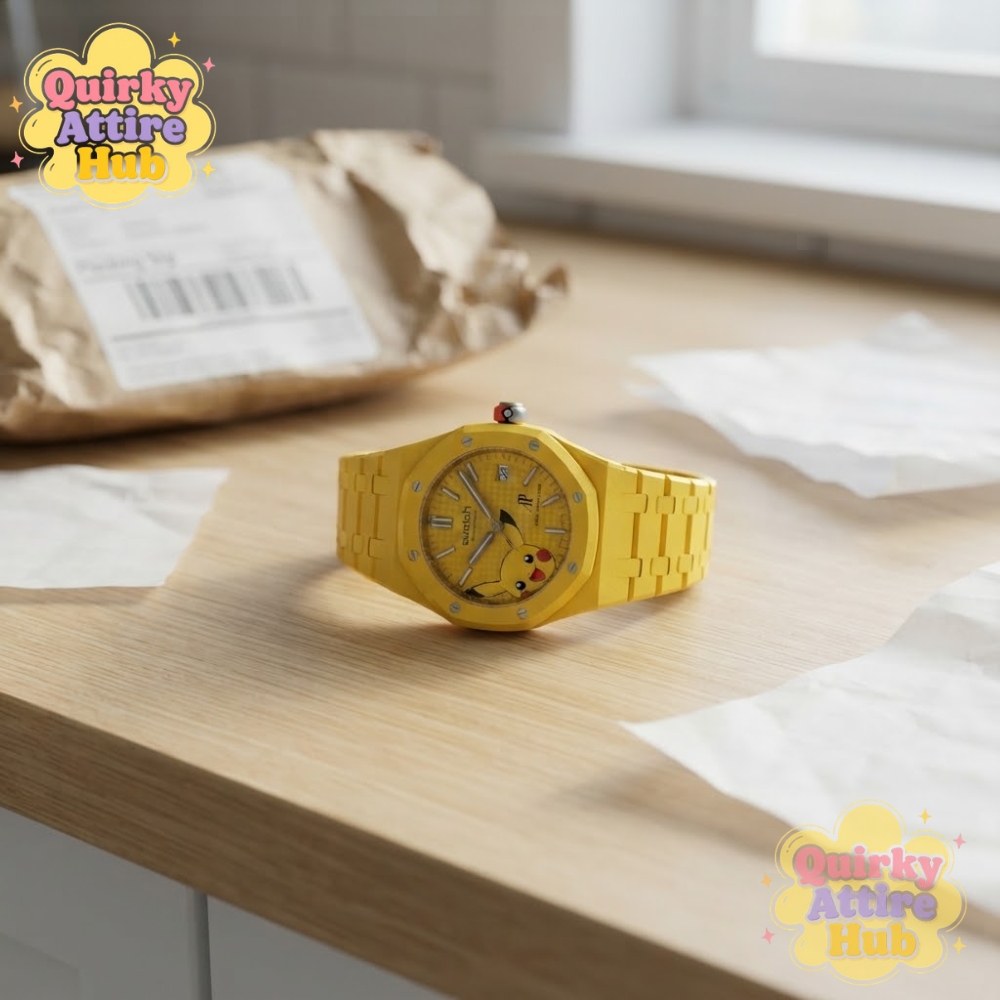 Pokemon x Swatch Audemars Piguet Style Watch 2026 Charmander Bulbasaur Squirtle Pikachu Gengar (1) Pokémon x Swatch Audemars Piguet Style Watch 2026 Charmander Bulbasaur Squirtle Pikachu Gengar — image 7