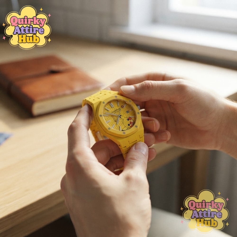Pokemon x Swatch Audemars Piguet Style Watch 2026 Charmander Bulbasaur Squirtle Pikachu Gengar (2) Pokémon x Swatch Audemars Piguet Style Watch 2026 Charmander Bulbasaur Squirtle Pikachu Gengar — image 3