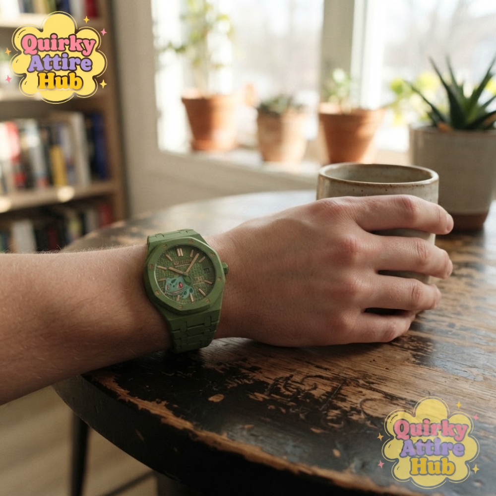 Pokemon x Swatch Audemars Piguet Style Watch 2026 Charmander Bulbasaur Squirtle Pikachu Gengar (5) Pokémon x Swatch Audemars Piguet Style Watch 2026 Charmander Bulbasaur Squirtle Pikachu Gengar — image 5