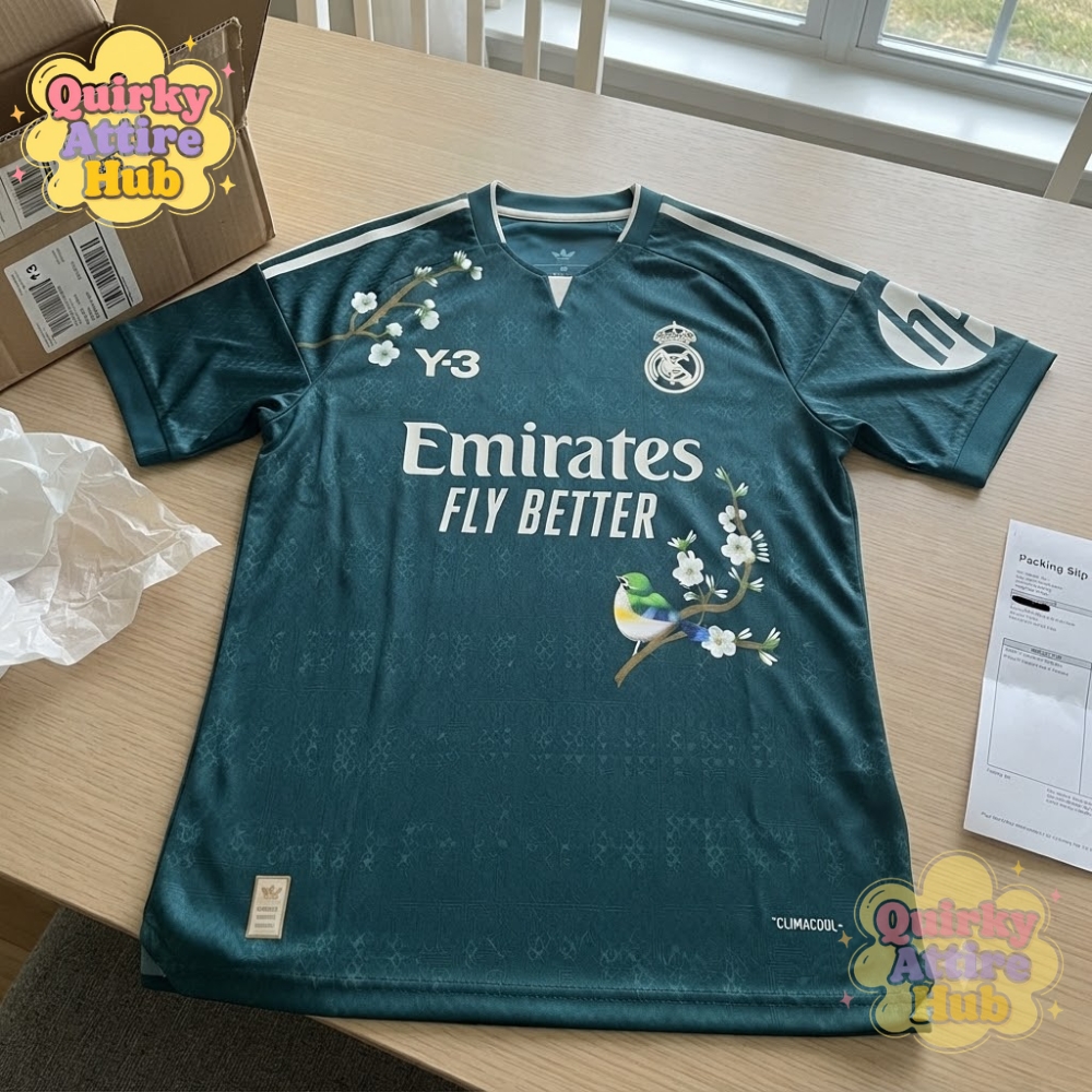 Real Madrid 202627 Sakura Floral Third Edition Jersey – Dark Green Soccer Shirt (1) Real Madrid 2026/27 Sakura Floral Dark Green Third Soccer Jersey — image 7