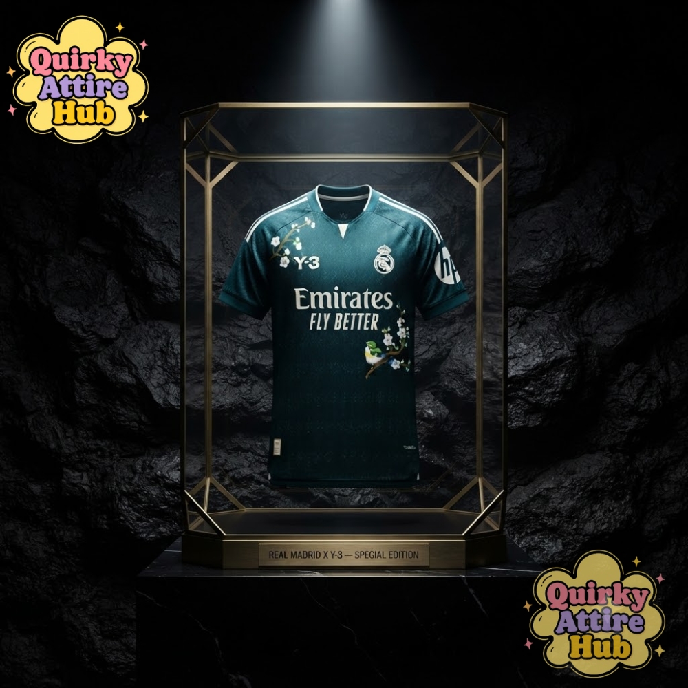 Real Madrid 202627 Sakura Floral Third Edition Jersey – Dark Green Soccer Shirt (9) Real Madrid 2026/27 Sakura Floral Dark Green Third Soccer Jersey — image 6