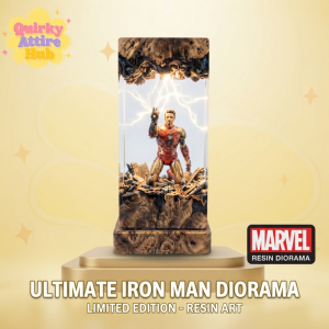 Iron Man Resin Lamp Mark 85 I Am Iron Man Marvel Epoxy Collectible 6