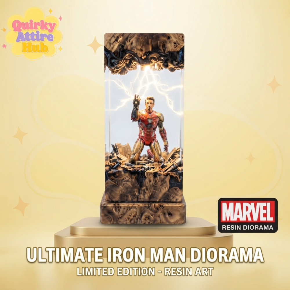 Iron Man Resin Lamp Mark 85 “I Am Iron Man” Marvel Epoxy Collectible (6) Iron Man Resin Lamp Mark 85 I Am Iron Man Marvel Epoxy Collectible — image 8