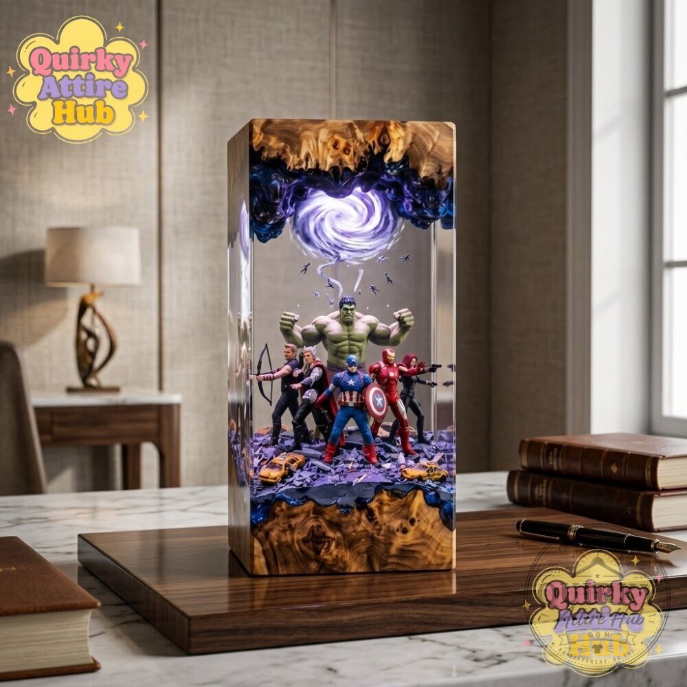 Marvel Avengers Epoxy Resin Lamp Hulk Captain America Iron Man Thor Hawkeye Night Light 14 Marvel Avengers Epoxy Resin Lamp Hulk Captain America Iron Man Thor Hawkeye Night Light