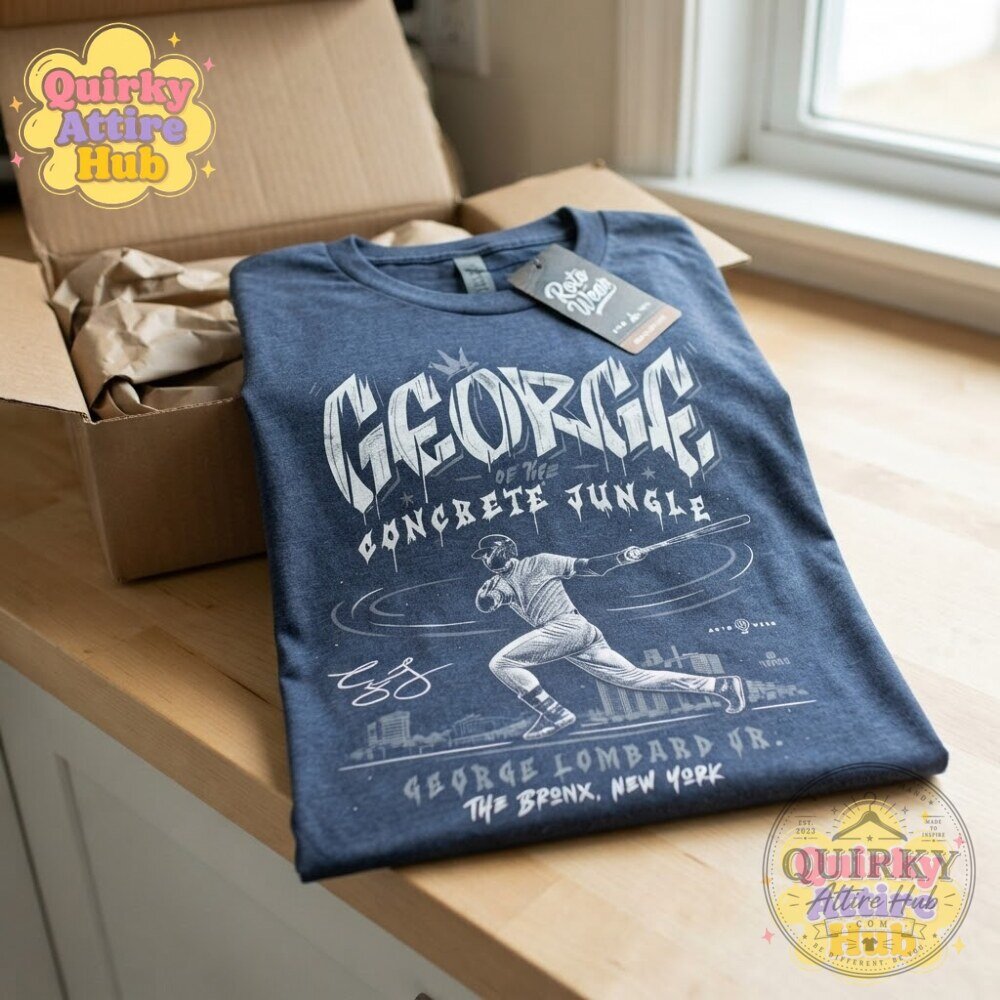 George Of The Concrete Jungle T-Shirt George Lombard Jr. Yankees Baseball Shirt 13 George Of The Concrete Jungle T-Shirt George Lombard Jr. Yankees Baseball Shirt