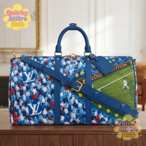 Messi Soccer Travel Duffel Bag Replica Custom Football Stadium Design Keepall Style 3