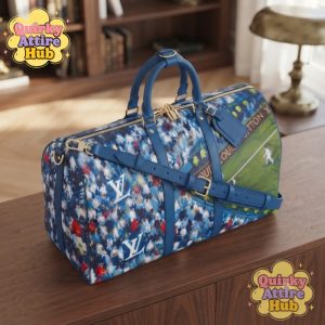 Messi Soccer Travel Duffel Bag Replica Custom Football Stadium Design Keepall Style 5