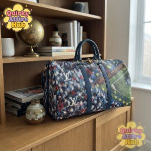 Messi Soccer Travel Duffel Bag Replica Custom Football Stadium Design Keepall Style 9