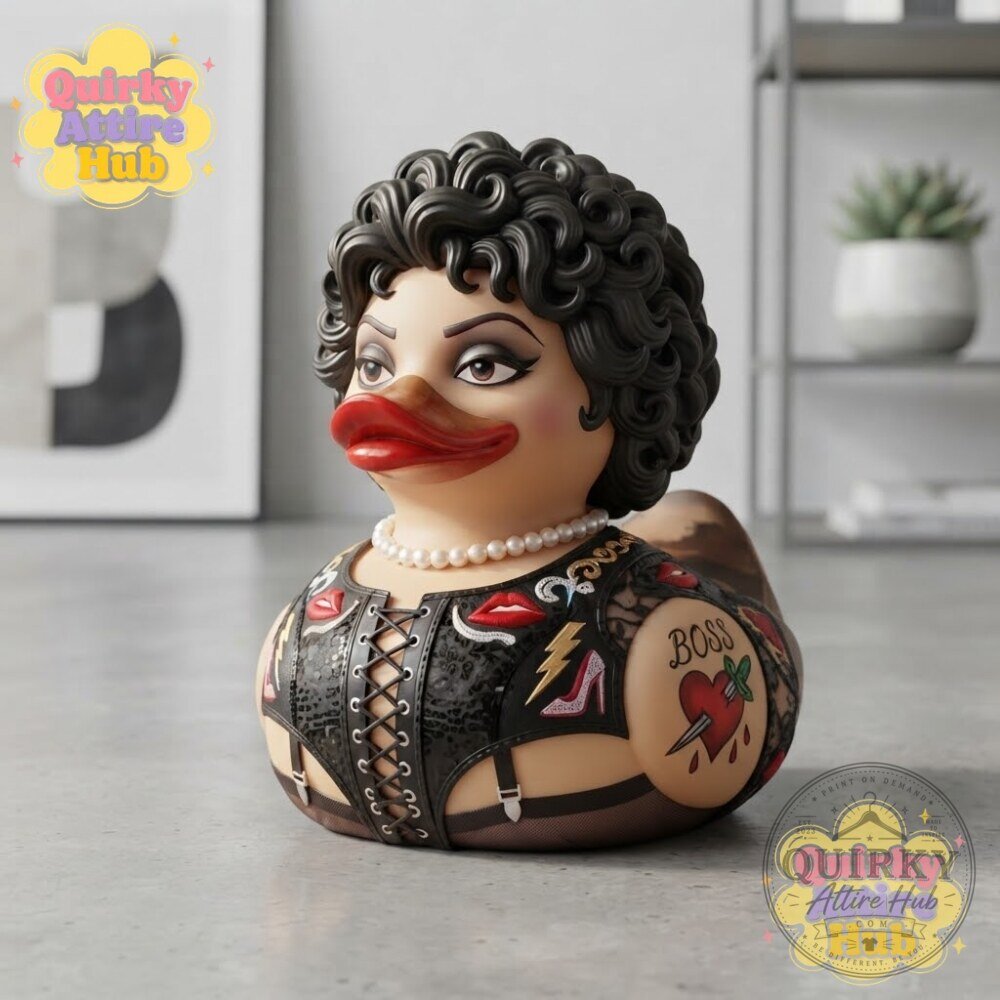 Rocky Horror Frank-N-Furter Duck Tim Curry Dr. Frank-N-Furter Memorial 1946–2026 Rocky Horror Frank-N-Furter Duck - Tim Curry Memorial 1946–2026 – image 5 of 8
