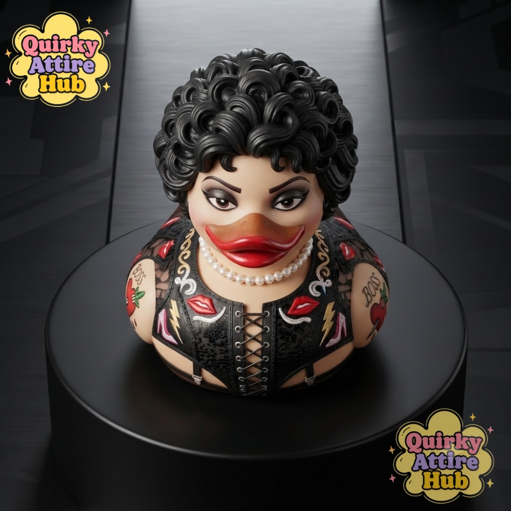 Rocky Horror Frank-N-Furter Duck Tim Curry Dr. Frank-N-Furter Memorial 1946–2026 (1) Rocky Horror Frank-N-Furter Duck – Tim Curry Memorial 1946–2026 — image 2