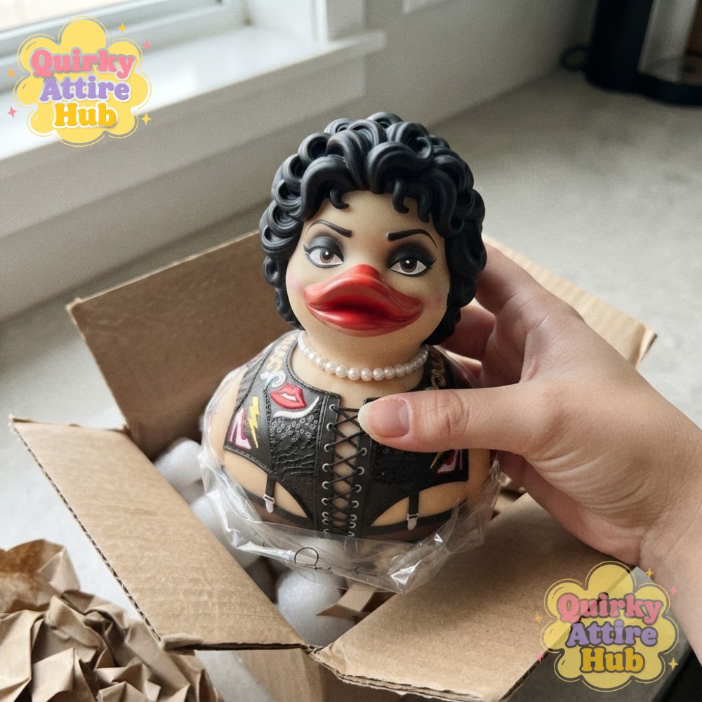 Rocky Horror Frank-N-Furter Duck Tim Curry Dr. Frank-N-Furter Memorial 1946–2026 (3) Rocky Horror Frank-N-Furter Duck – Tim Curry Memorial 1946–2026 — image 3