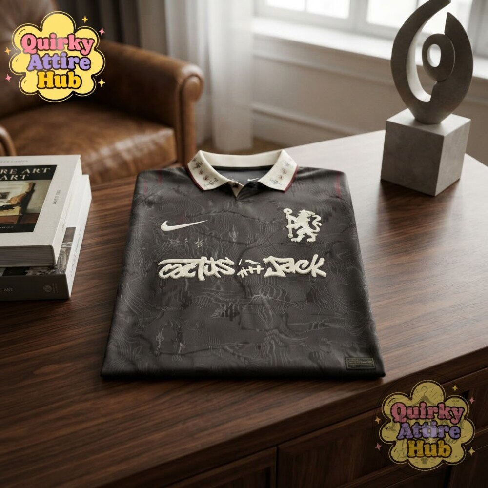 Chelsea x Nike x Cactus Jack Relic of Utopia Concept Jersey Fan-Made Football Shirt 9 Chelsea x Nike x Cactus Jack Relic of Utopia Concept Jersey Fan-Made Football Shirt