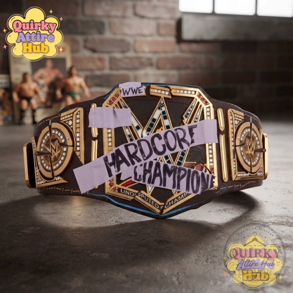 WWE x Cactus Jack Travis Scott Hardcore Championship Replica Title Belt WrestleMania 41 14 WWE x Cactus Jack Travis Scott Hardcore Championship Replica Title Belt WrestleMania 41