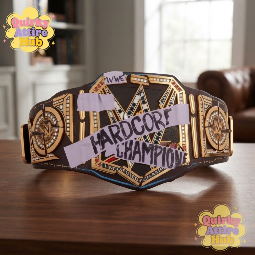 WWE x Cactus Jack Travis Scott Hardcore Championship Replica Title Belt WrestleMania 41 (5) WWE x Cactus Jack Travis Scott Hardcore Championship Replica Title Belt WrestleMania 41 — image 3