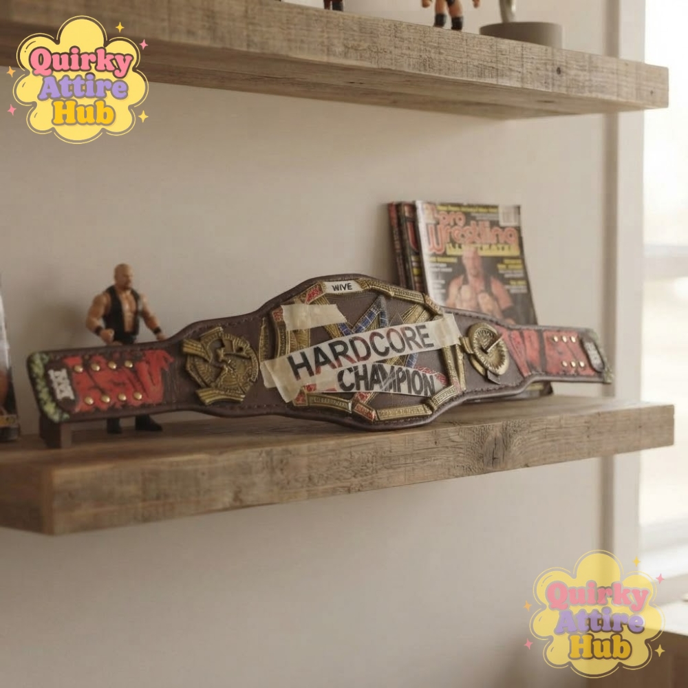 WWE x Cactus Jack Travis Scott Hardcore Championship Replica Title Belt WrestleMania 41 (7) WWE x Cactus Jack Travis Scott Hardcore Championship Replica Title Belt WrestleMania 41 — image 4