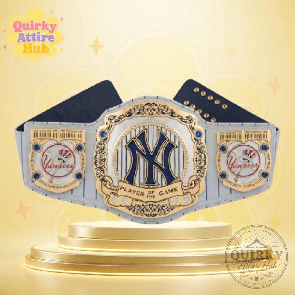 New York Yankees WWE Legacy Title Belt Player of the Game Championship Belt