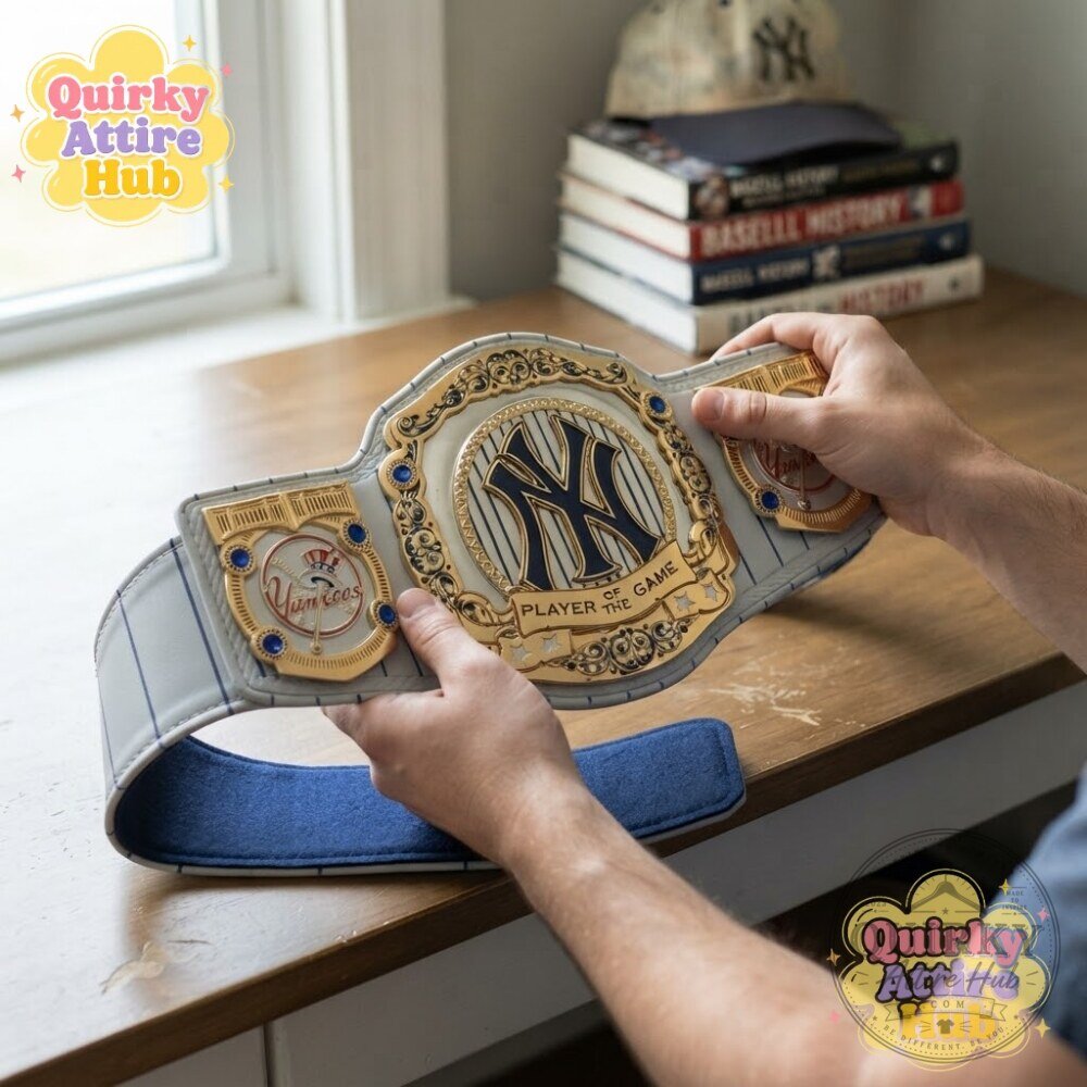 New York Yankees WWE Legacy Title Belt Player of the Game Championship Belt 13 New York Yankees WWE Legacy Title Belt Player of the Game Championship Belt