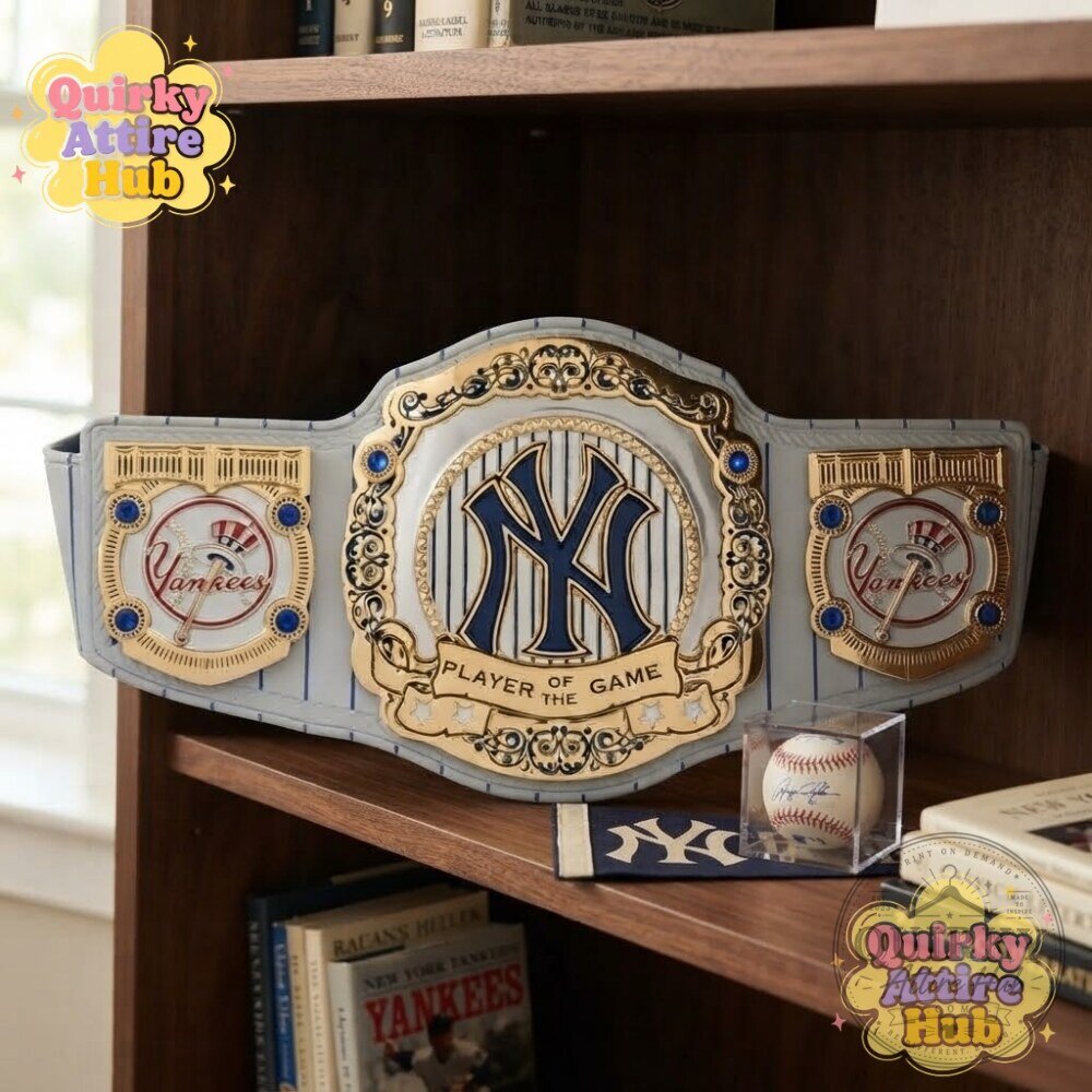 New York Yankees WWE Legacy Title Belt Player of the Game Championship Belt 14 New York Yankees WWE Legacy Title Belt Player of the Game Championship Belt