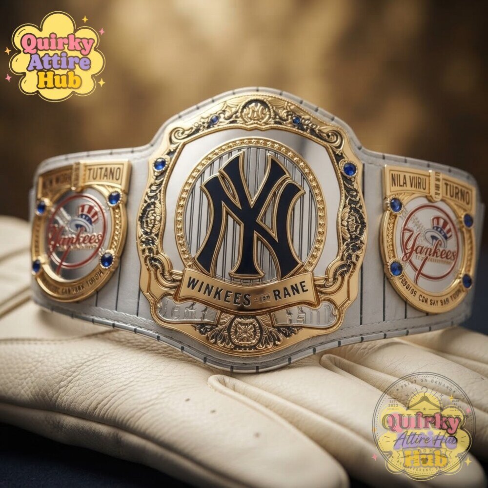 New York Yankees WWE Legacy Title Belt Player of the Game Championship Belt 15 New York Yankees WWE Legacy Title Belt Player of the Game Championship Belt