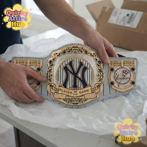 New York Yankees WWE Legacy Title Belt Player of the Game Championship Belt 4