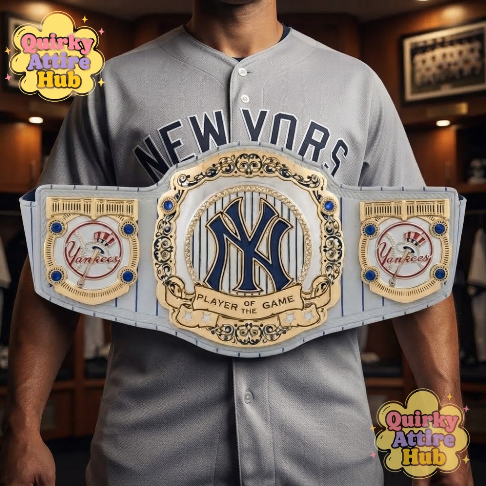 New York Yankees WWE Legacy Title Belt Player of the Game Championship Belt (7) New York Yankees WWE Legacy Title Belt Player of the Game Championship Belt — image 4