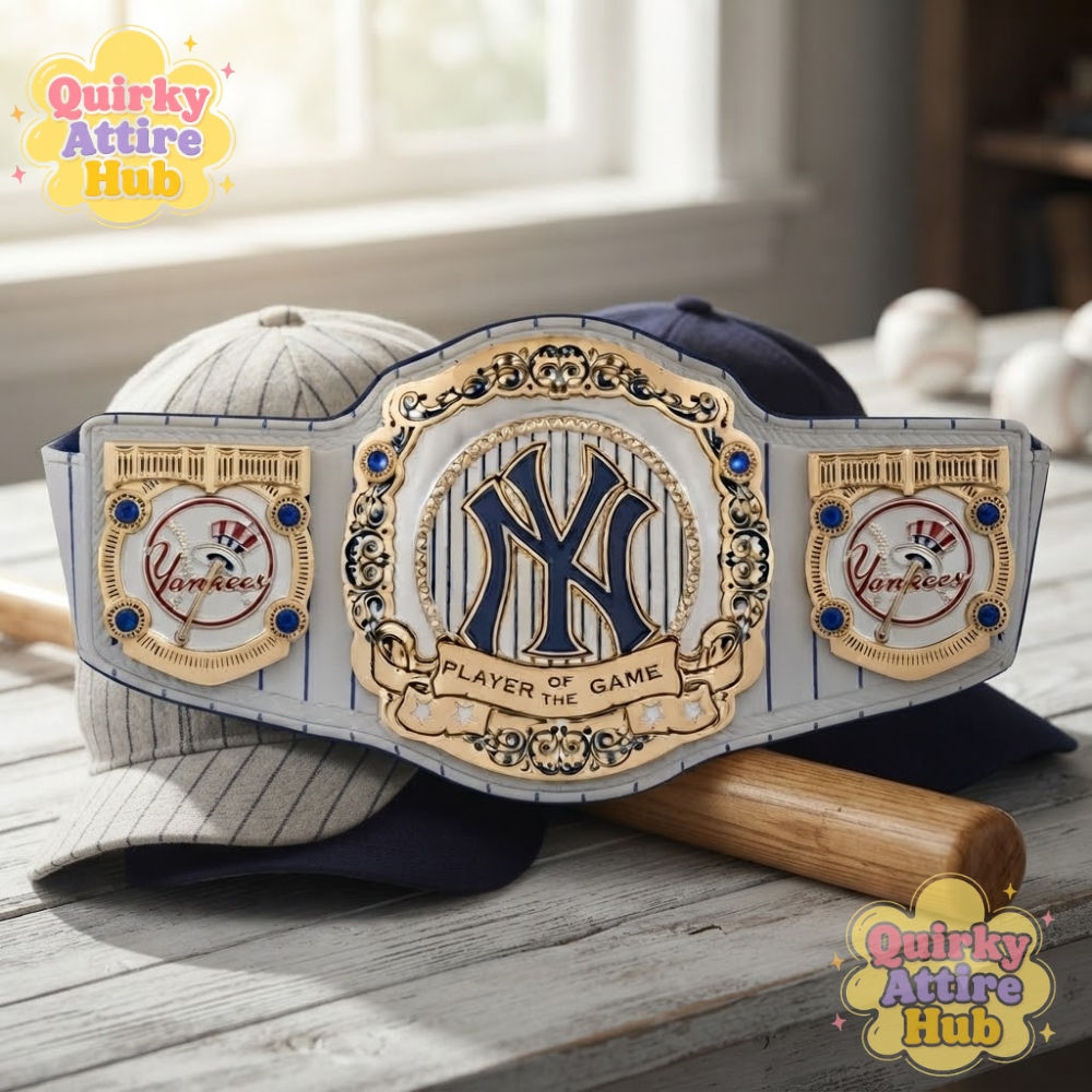 New York Yankees WWE Legacy Title Belt Player of the Game Championship Belt (8) New York Yankees WWE Legacy Title Belt Player of the Game Championship Belt — image 3