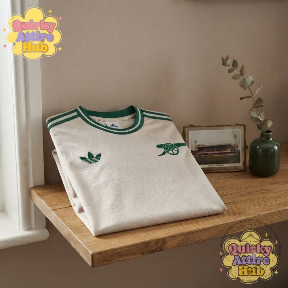 Arsenal 2027/28 Away Shirt White Green Retro Adidas Jersey 19 Arsenal 2027/28 Away Shirt White Green Retro Adidas Jersey