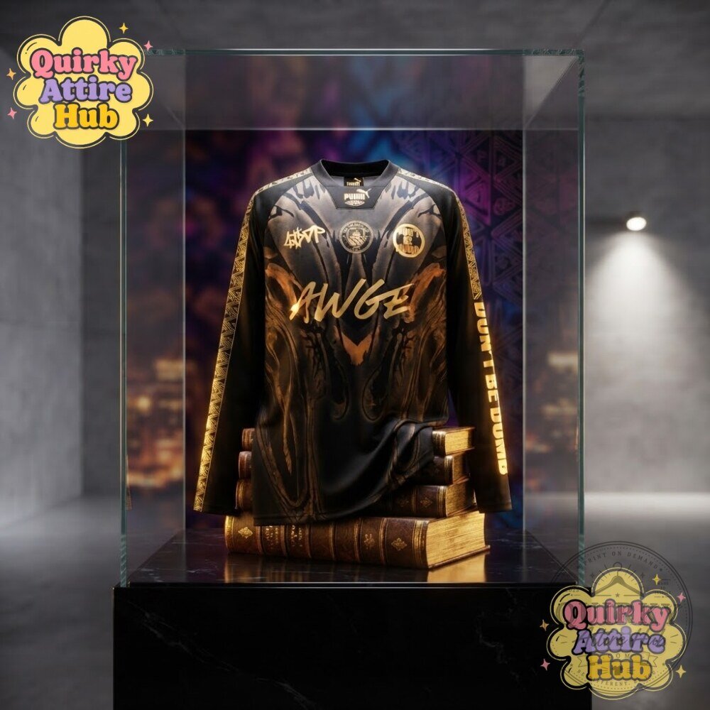 PUMA x A$AP Rocky Manchester City Limited Edition Jersey Black Gold PUMA x A$AP Rocky Manchester City Limited Edition Black Gold Jersey – image 3 of 12
