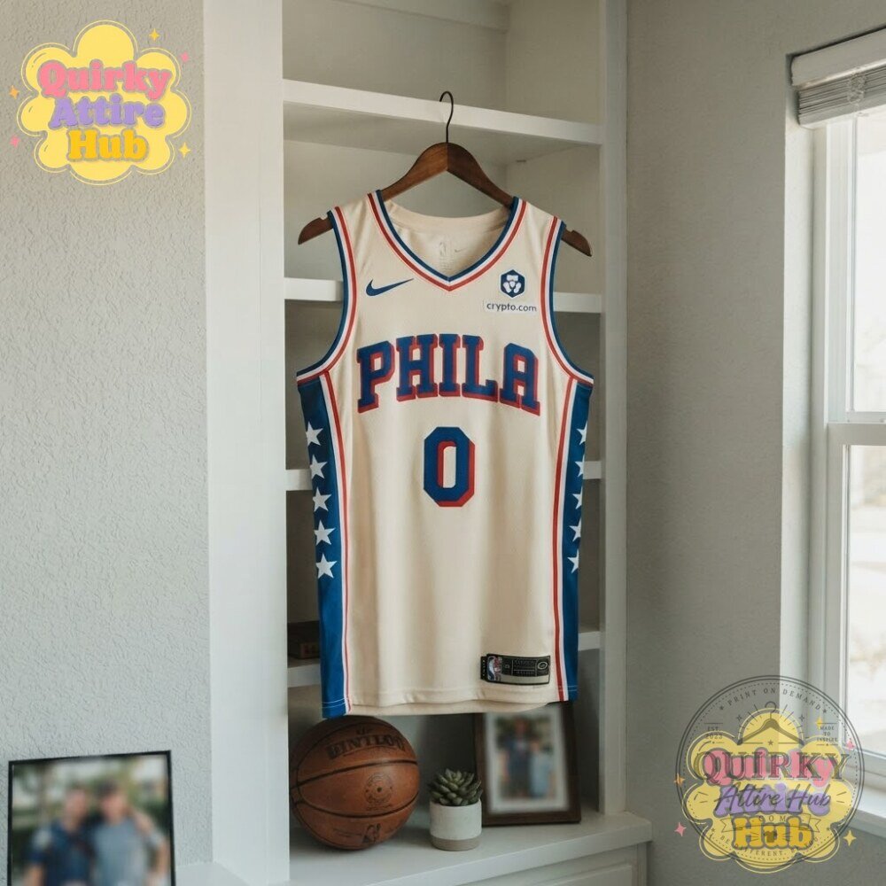 "Get Your Tyrese Maxey 76ers Jersey: Official PHILA #0 Edition" 3 Tyrese Maxey Philadelphia 76ers Association Edition Jersey PHILA #0