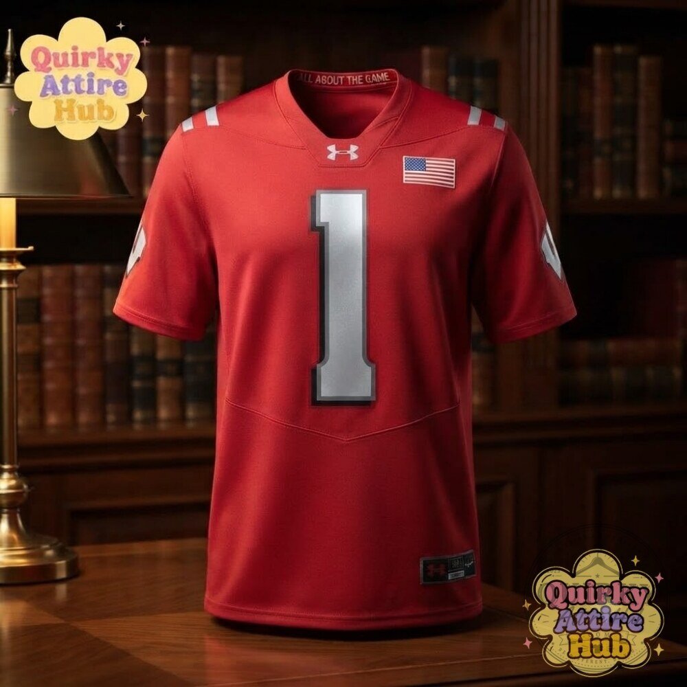 "Shop 2026 Under Armour Wisconsin Badgers Jersey: Lambeau Field Red" 9 Under Armour Wisconsin Badgers 2026 Lambeau Field Collection Jersey Red