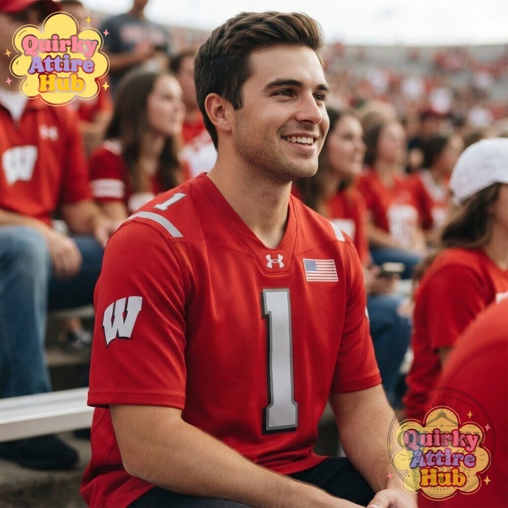 "Shop 2026 Under Armour Wisconsin Badgers Jersey: Lambeau Field Red" 2 Under Armour Wisconsin Badgers 2026 Lambeau Field Collection Jersey Red