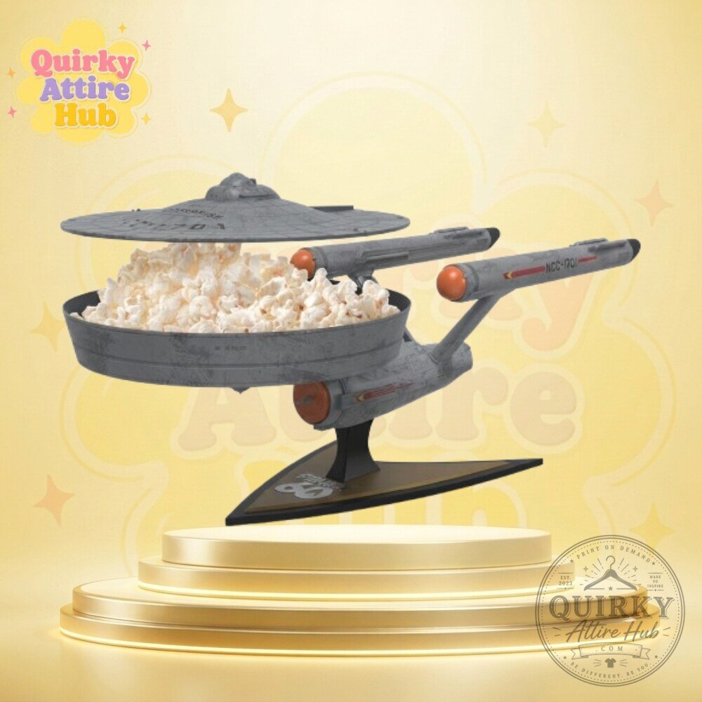 Star Trek 60th Anniversary USS Enterprise NCC-1701 Popcorn Bucket Collectible 2026