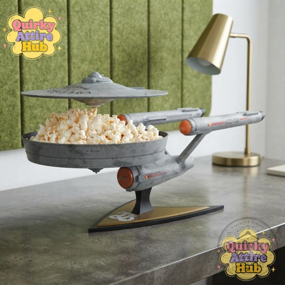 Star Trek 60th Anniversary USS Enterprise NCC-1701 Popcorn Bucket Collectible 2026 Star Trek 60th Anniversary USS Enterprise NCC-1701 Popcorn Bucket 2026 – image 7 of 8