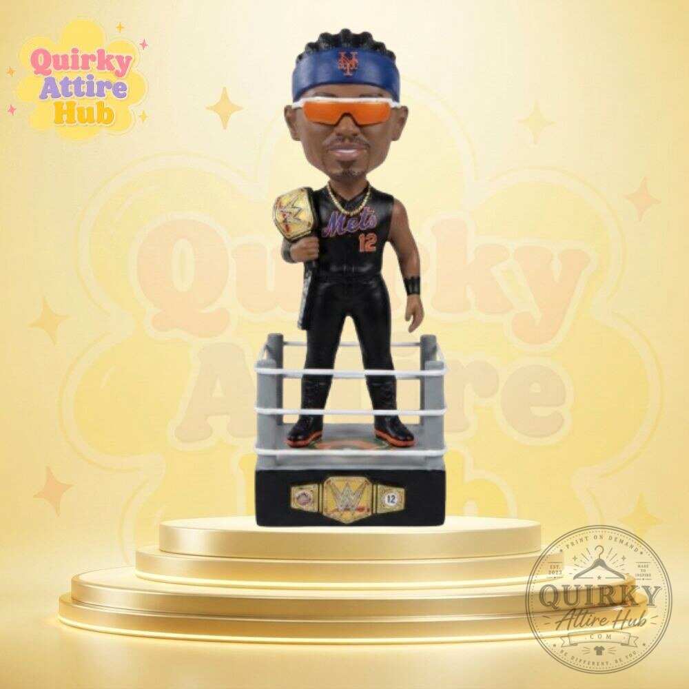 "WWE x Mets Francisco Lindor 2026 Bobblehead: Citi Field Night" 1 WWE x New York Mets Francisco Lindor Bobblehead 2026 WWE Night at Citi Field