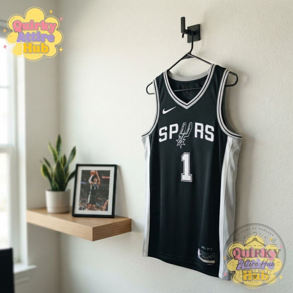 Victor Wembanyama San Antonio Spurs Autographed Black Nike Icon Edition Jersey 21 Victor Wembanyama San Antonio Spurs Autographed Black Nike Icon Edition Jersey