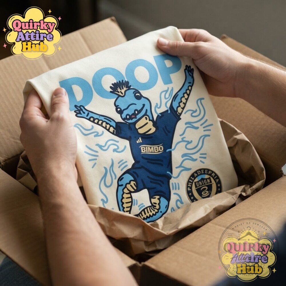 Philadelphia Union Phang Mascot Celebrating T-Shirt DOOP Graphic Tee 19 Philadelphia Union Phang Mascot Celebrating T-Shirt DOOP Graphic Tee