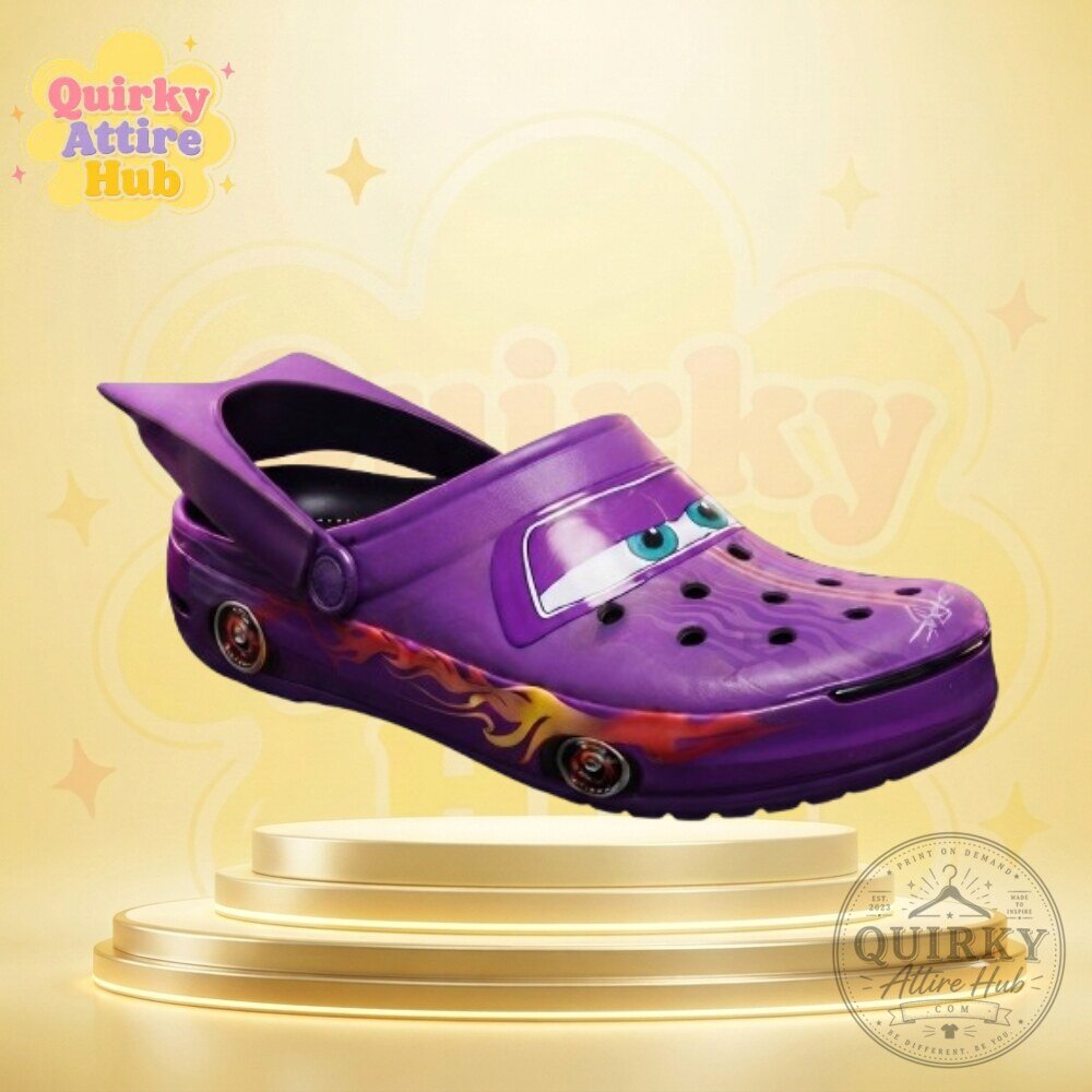 "Discover the Disney Pixar Cars Ramone Purple Crocs Classic Clog" 7 Disney Pixar Cars Ramone Crocs Clog Purple Classic Clog