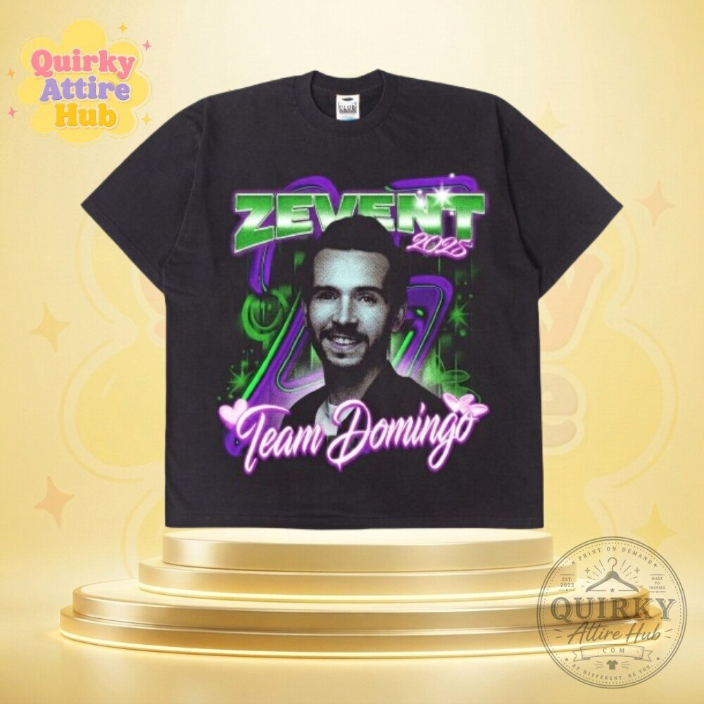 "Get Your Team Domingo T-Shirt: ZEvent 2025 Limited Edition Tee" 3 Team Domingo T-Shirt ZEvent 2025 Domingo Graphic Tee