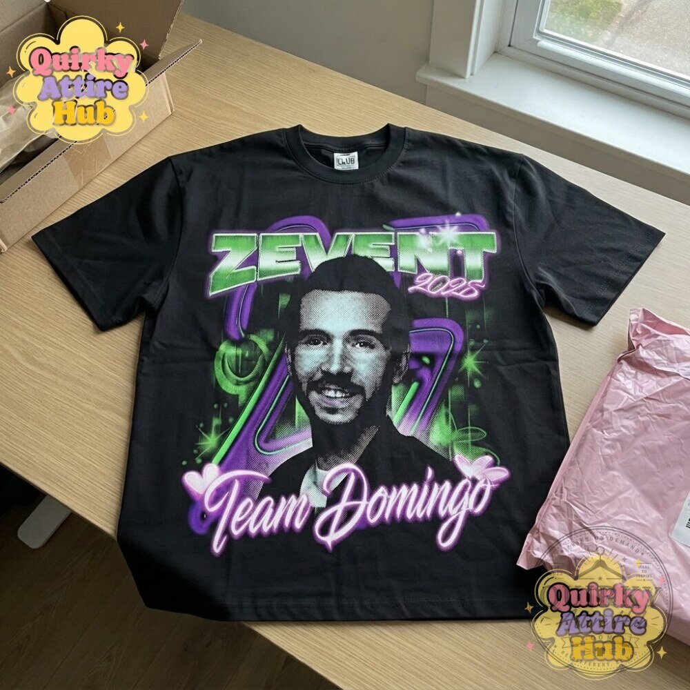 Team Domingo T-Shirt ZEvent 2025 Domingo Graphic Tee Team Domingo ZEvent 2025 Graphic Tee - Domingo T-Shirt – image 7 of 10