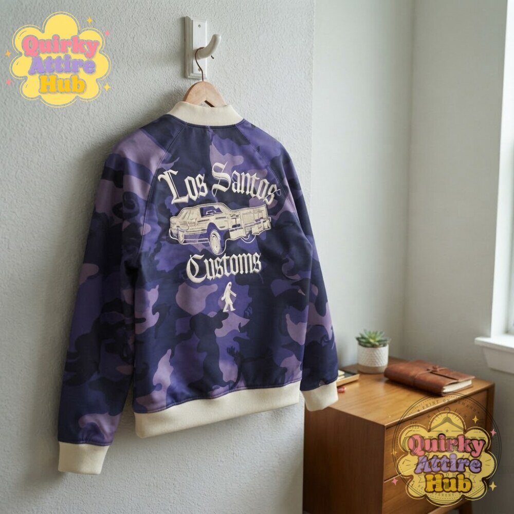 "Unlock the Exclusive Yeti x LS Customs Purple Camo GTA Jacket" 4 Yeti x LS Customs Purple Camo Jacket GTA Online Tracksuit