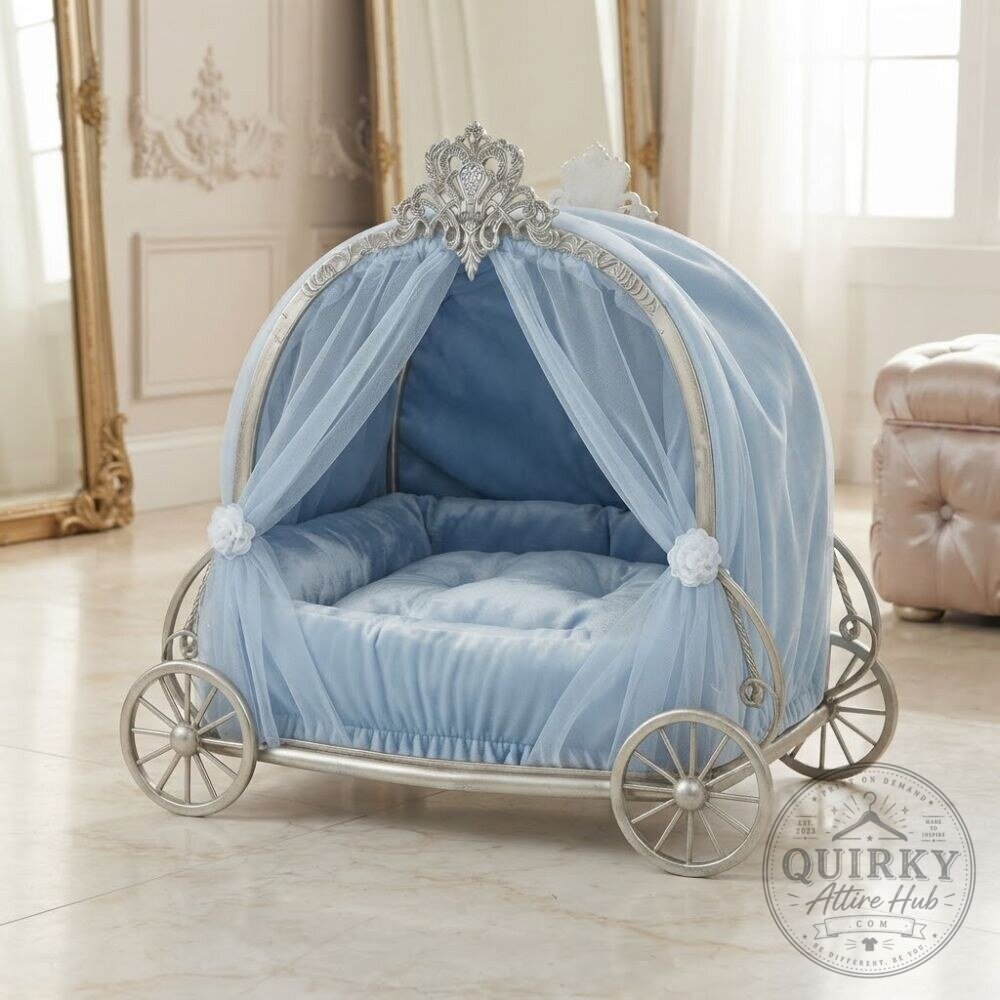 Cinderella Carriage Royal Paws Pet Bed Dog & Cat Bed Royal Paws Cinderella Carriage Pet Bed for Dogs & Cats – image 2 of 13